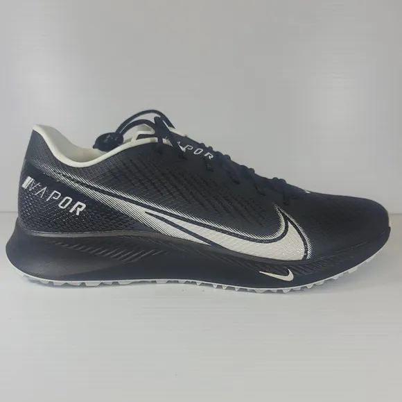 Mens Size 13 Nike Vapor Edge Pro Turf Football Black White Shoes CD0086-001