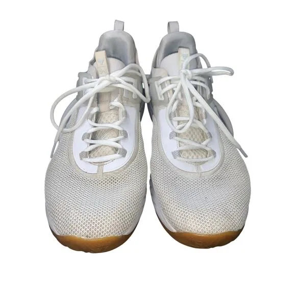 Men's Under Armour Project Rock 5 White Gum Training Shoes Size 14