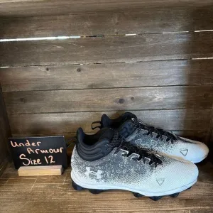 Mens Under Armour Spotlight Franchise RM 2.0 Football Shoes Cleats Size 12 M GUC