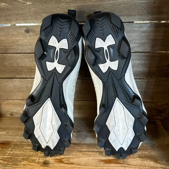 Mens Under Armour Spotlight Franchise RM 2.0 Football Shoes Cleats Size 12 M GUC
