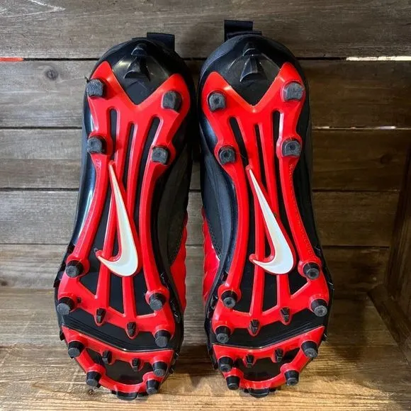 Mens Nike Force Savage Varsity 2 Red Athletic‎ Football Cleats Shoes Size 11.5 D