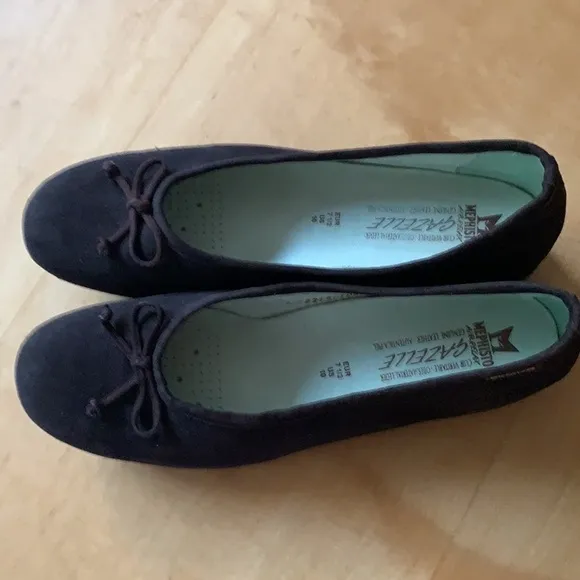 Mephisto Gazelle Suede Ballet Flats 10