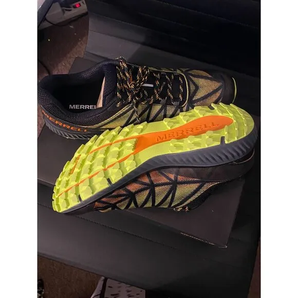 Merrell Agility Synthesis 2 Men's Running Shoes High Viz Black Size 11.5 M