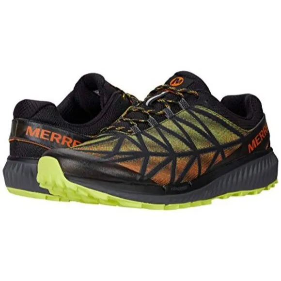 Merrell Agility Synthesis 2 Men's Running Shoes High Viz Black Size 11.5 M