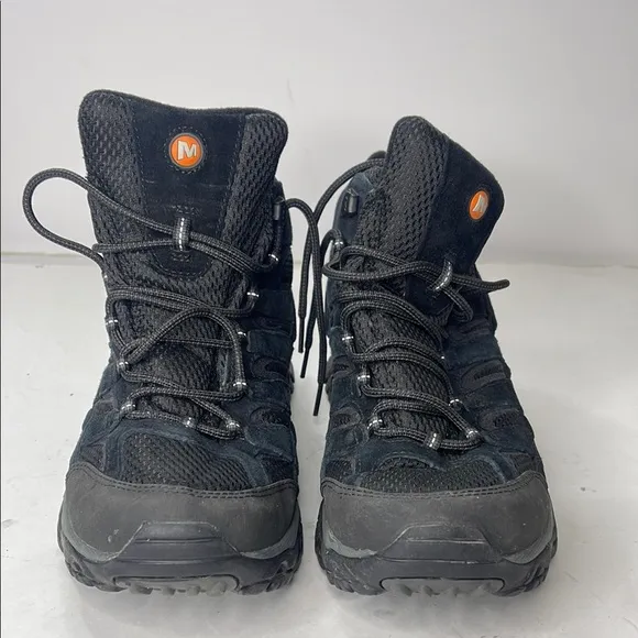 Merrell Black and Gray Athletic Shoes with High-Top Design and Vibram Sole