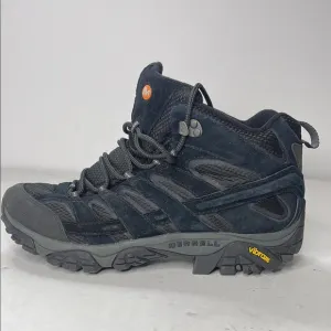 Merrell Black and Gray Athletic Shoes with High-Top Design and Vibram Sole