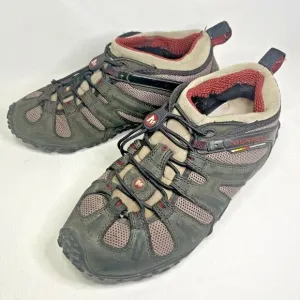 Merrell Chameleon 2 Hiking Shoes Men's Size 8.5 Stretch Black Red Outdoors Creek