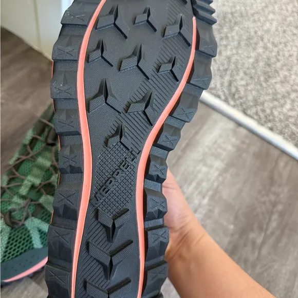 Merrell Green and Coral Hiking Shoes