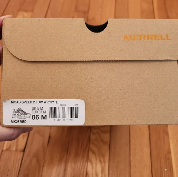Merrell Kids' Hiking Shoes Moab Speed 2 Low Waterproof Size 6