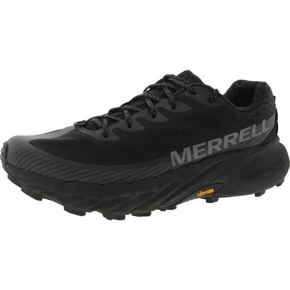 Merrell Mens Agility Peak 5 Black Padded Insole Running &amp; Training Shoes New