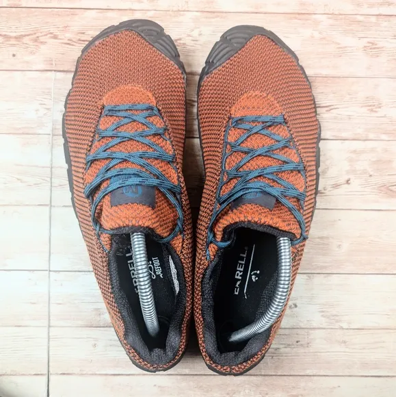 Merrell Move Glove Tennis Shoes Sneakers Orange Teal Men's 9.5