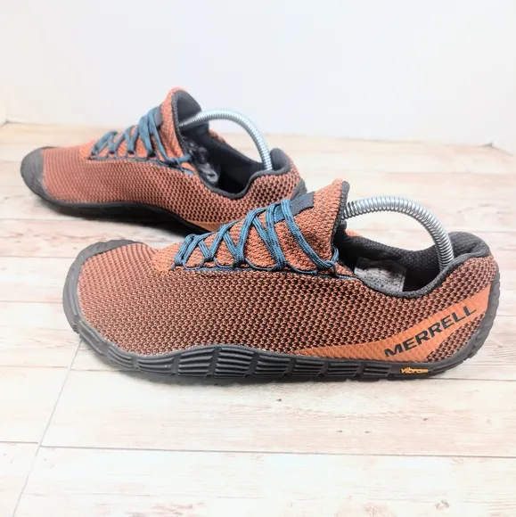 Merrell Move Glove Tennis Shoes Sneakers Orange Teal Men's 9.5