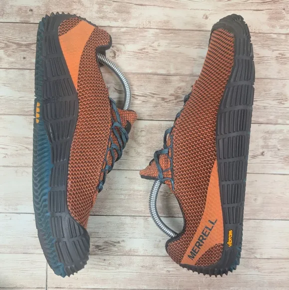 Merrell Move Glove Tennis Shoes Sneakers Orange Teal Men's 9.5