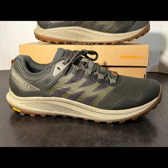 Merrell Nova 3 WP Trail Hiking/Tactical Shoes Sneakers Olive Green Mens Size 12