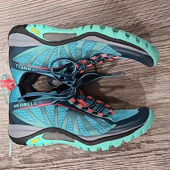 Merrell Siren Edge 3 Trail Shoe Low Running Hiking Polar / Wave Size 5