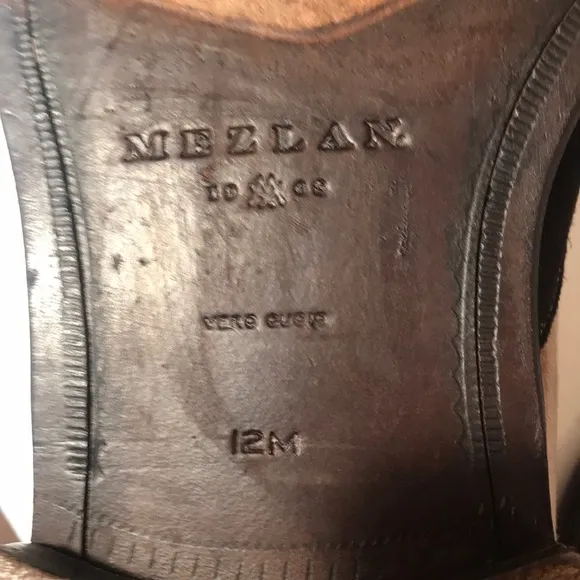 MEZLAND Quality Tu-Toned Brown &amp; Beige Suede Shoes