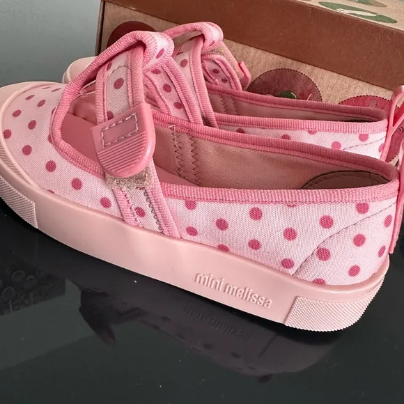 Mini Melissa, Mel Basic Print tennis shoes, Size 13