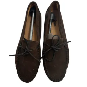 Minnetonka Classic Driver Moccasin Size 10.5 Brown Suede
