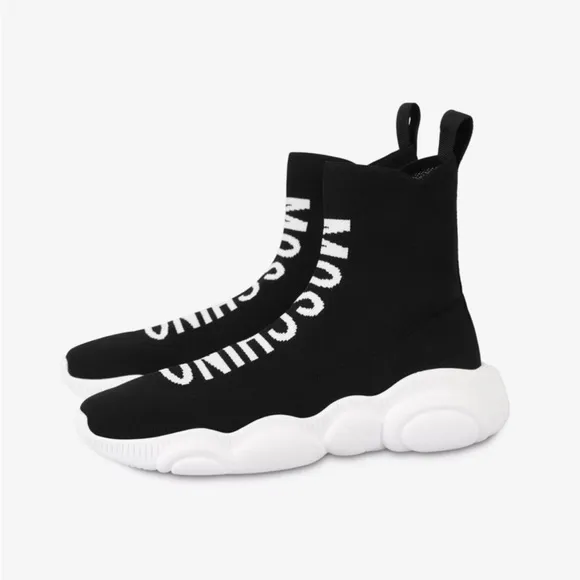 MISMATCHED Moschino High Teddy Shoes Size Women Size 9/10 Retail $465.00