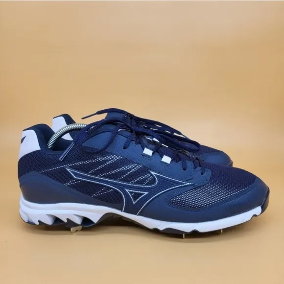 Mizuno 9-Spike Metal Cleats Men's Baseball Shoes Size 13