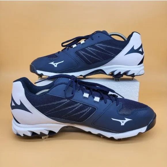 Mizuno 9-Spike Metal Cleats Men's Baseball Shoes Size 13