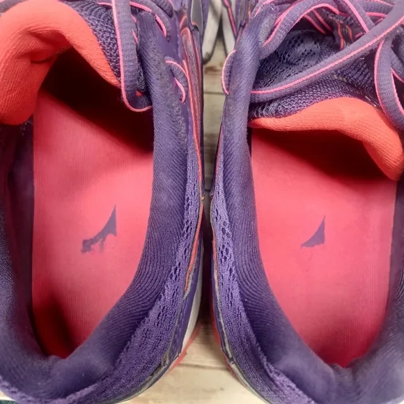 Mizuno Wave Inspire 12 Running Sneakers Tennis Shoes Purple Neon Pink Size 11