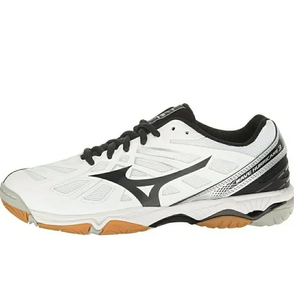 Mizuno Woman's Wave Hurricane 3 Indoor Shoes Whit