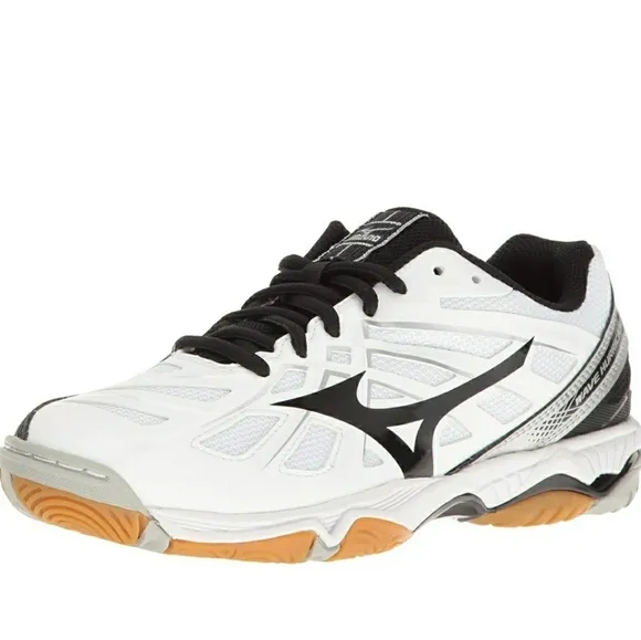 Mizuno Woman's Wave Hurricane 3 Indoor Shoes Whit