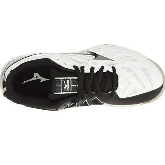 Mizuno Woman's Wave Hurricane 3 Indoor Shoes Whit