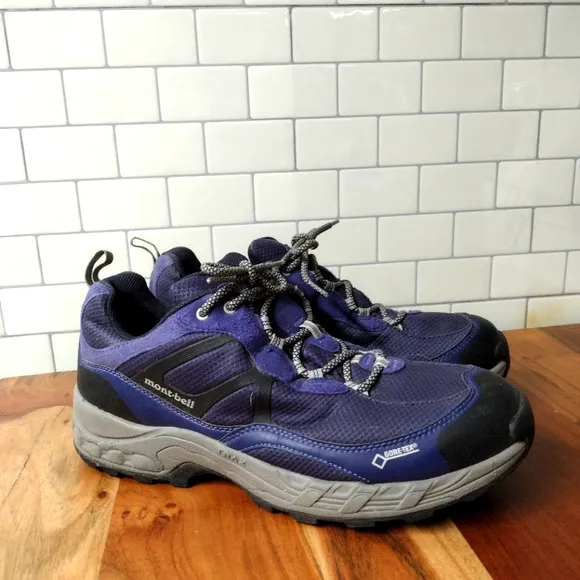Montbell trail gripper Japan trax shoes goretex waterproof shoes size 9.5