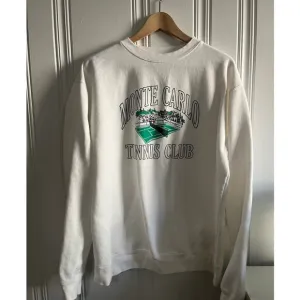 Monte carlo tennis club  crew pull over size large
