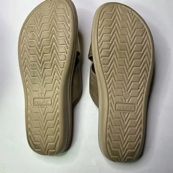 Ndure size 5 gold buckle slides
