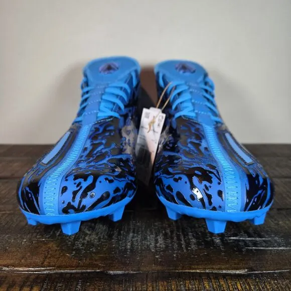 NEW Adidas Adizero 12.0 Poison Mens Size 14 Football Cleats Blue Black IG7209