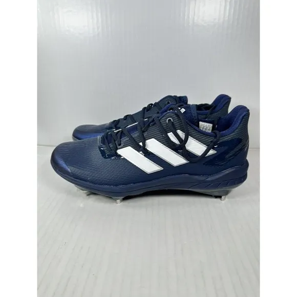 NEW adidas Adizero Afterburner 8 Baseball Cleats Navy Blue Mens Size 8.5 H00978