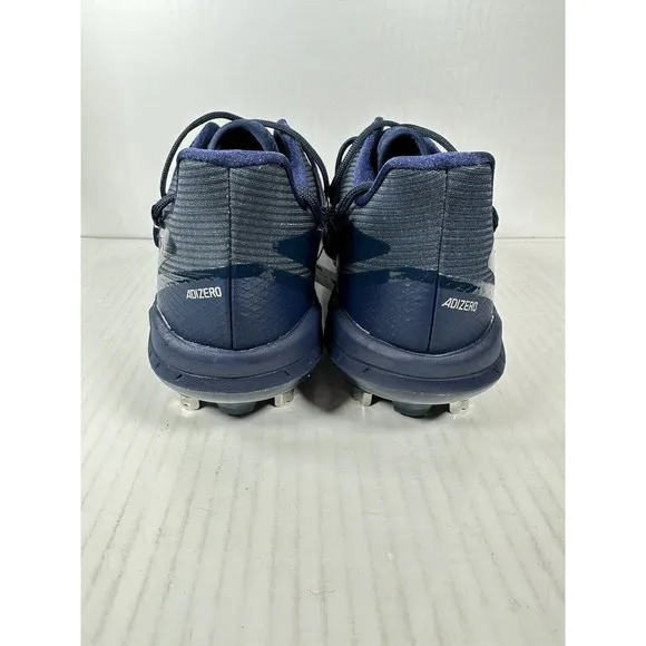 NEW adidas Adizero Afterburner 8 Baseball Cleats Navy Blue Mens Size 8.5 H00978