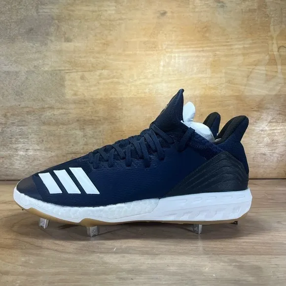 NEW Adidas Boost Icon 4 Mens Size 11 Metal Baseball Shoes Cleats Blue CG5151