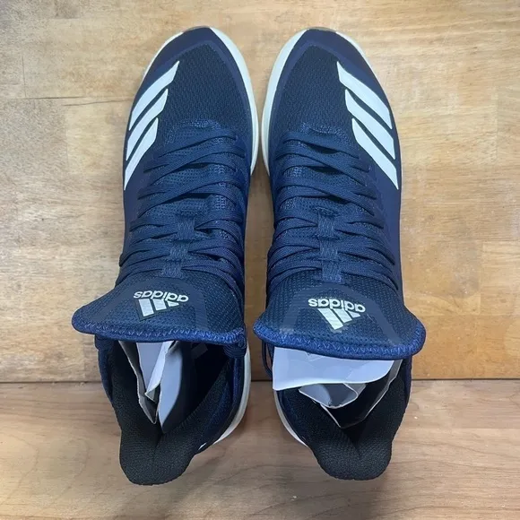 NEW Adidas Boost Icon 4 Mens Size 11 Metal Baseball Shoes Cleats Blue CG5151