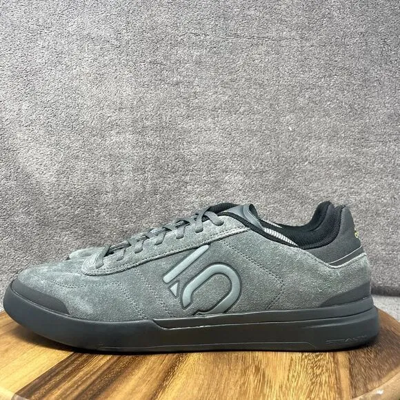 NEW Adidas FIVE TEN Sleuth DLX Mountain Bike Cycling Shoes Gray Suede Men's 12.5