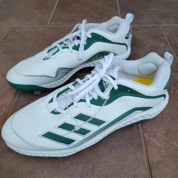 NEW Adidas Icon 6 Bounce Cleats Metal Baseball Shoes Men Sz 17