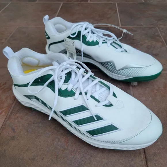 NEW Adidas Icon 6 Bounce Cleats Metal Baseball Shoes Men Sz 17