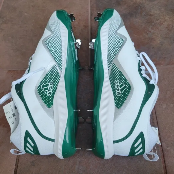 NEW Adidas Icon 6 Bounce Cleats Metal Baseball Shoes Men Sz 17