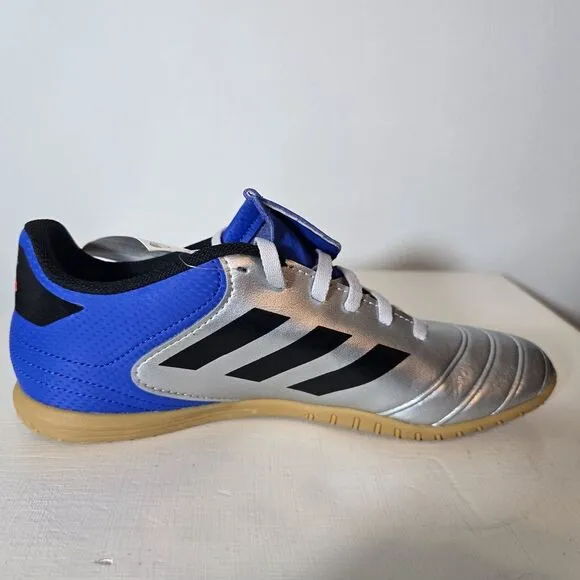 New Adidas Men's Copa Tango 18.4 Indoor Turf Soccer Shoes Silver Metallic Size 7
