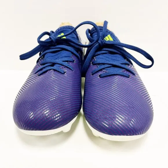 NEW Adidas Messi Nemeziz 19.3 Kids Youth FG Soccer Blue Cleats Shoes Size 5.5