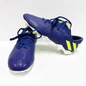 NEW Adidas Messi Nemeziz 19.3 Kids Youth FG Soccer Blue Cleats Shoes Size 5.5