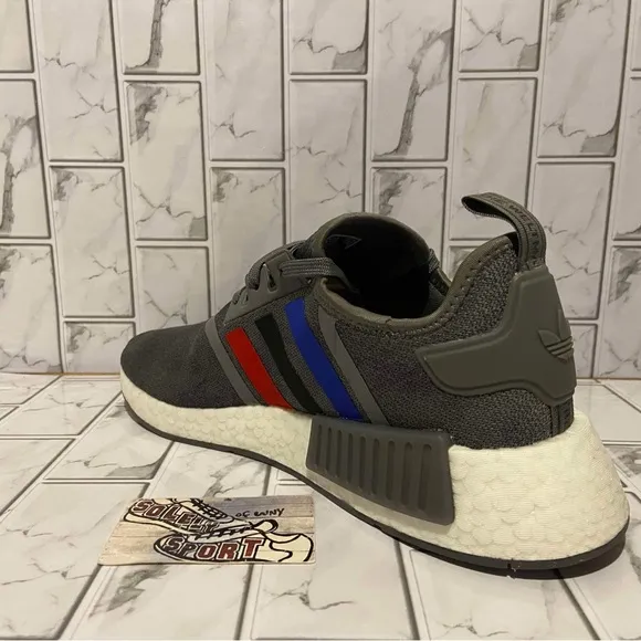 New Adidas NMD R1 Ultra Boost Running Training Gym Shoes Blue Red Grey White 12