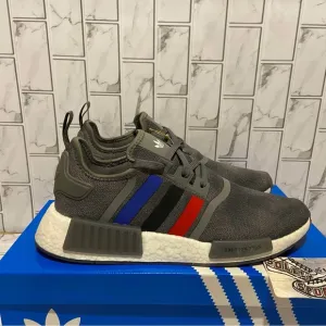 New Adidas NMD R1 Ultra Boost Running Training Gym Shoes Blue Red Grey White 12