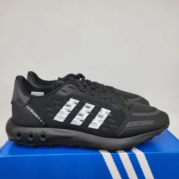 New Adidas Originals La Trainer 3 III (GY7493) Men's Training Shoes Black Size 9