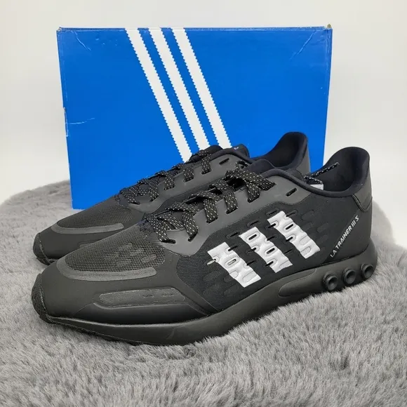 New Adidas Originals La Trainer 3 III (GY7493) Men's Training Shoes Black Size 9
