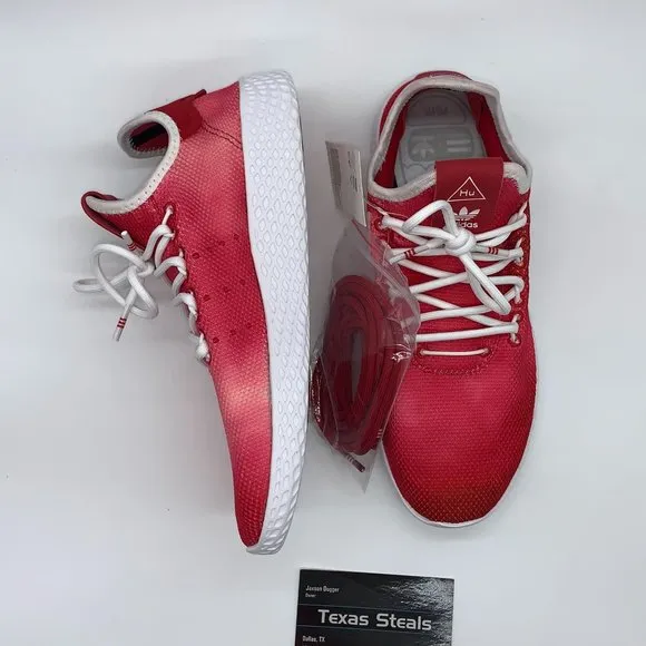 NEW Adidas Pharell Tennis Red Junior