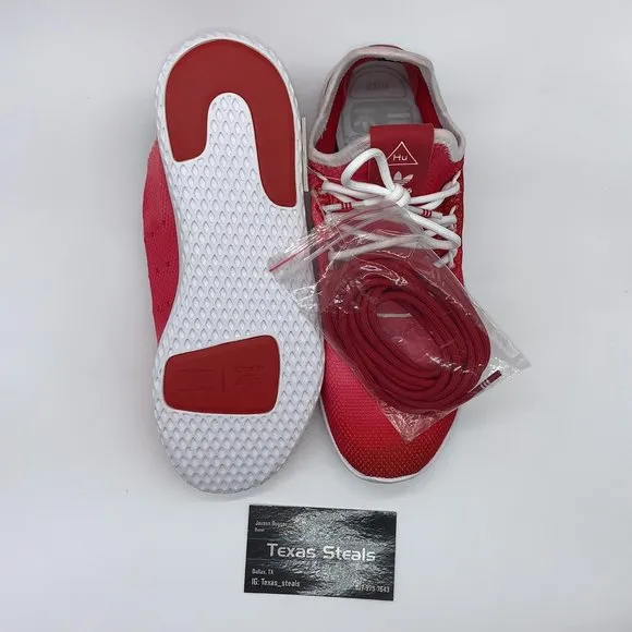 NEW Adidas Pharell Tennis Red Junior
